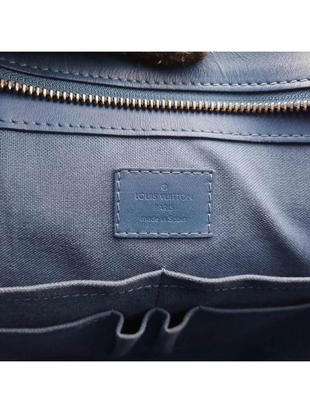 Louis Vuitton Tadao PM Neptune Damier Infini Handbag